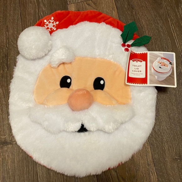 Santa Toilet Seat Cover - Picture 1 of 2